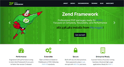 Desktop Screenshot of framework.zend.com