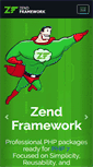 Mobile Screenshot of framework.zend.com