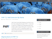 Tablet Screenshot of devzone.zend.com